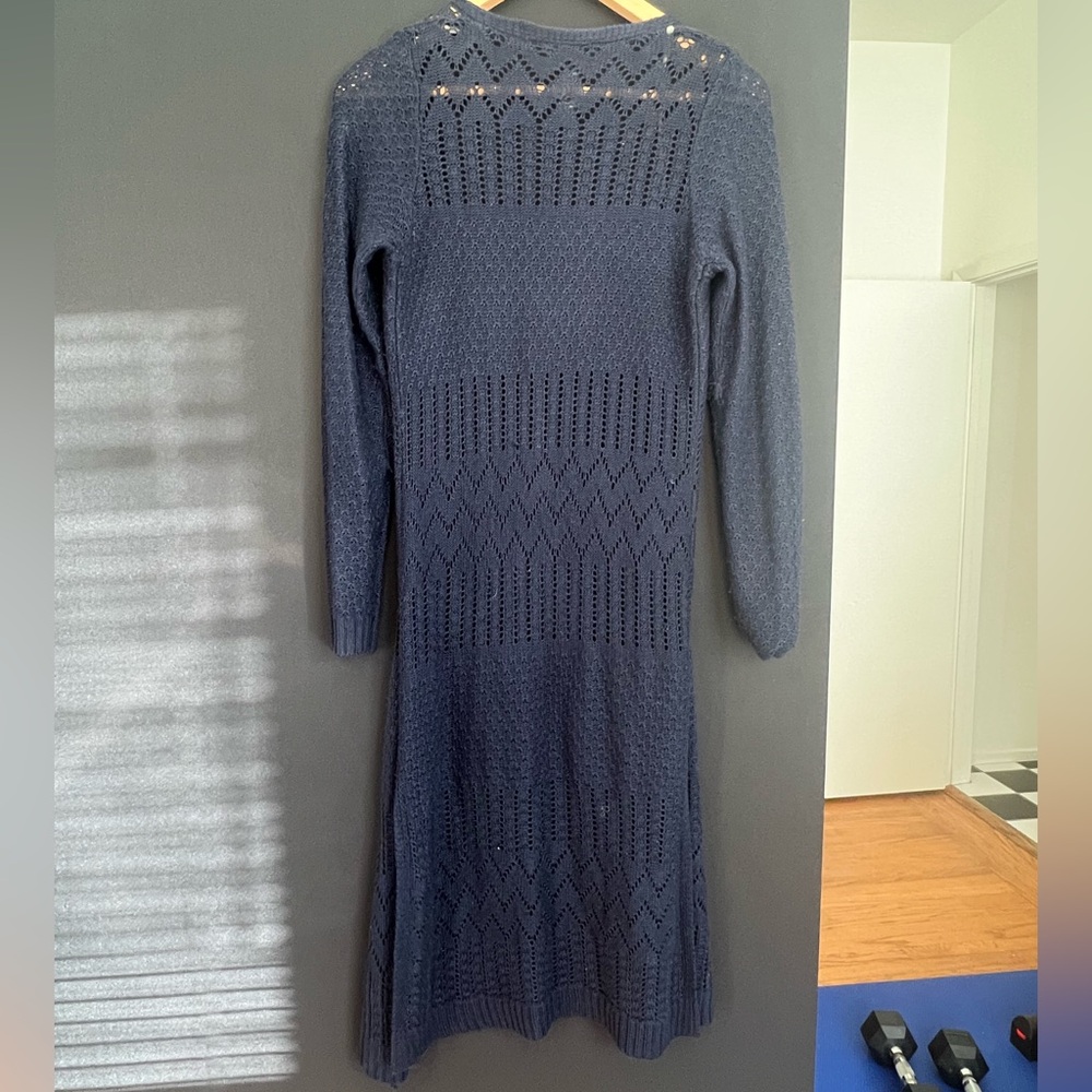 Love Ellie Benhill Pointelle Duster Cardigan in XS